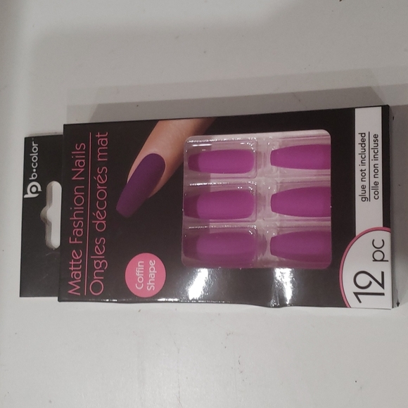 12 pc Matte Nails 💅 Coffin Shape - Picture 2 of 2